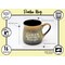 Dexsa Faith Coffee Tea Soup Ceramic Mug | Faith does not make things easy. It makes them possible. | 16 ounce Designer Mug with Inspiring Sentiment | Elegant Pottery Look